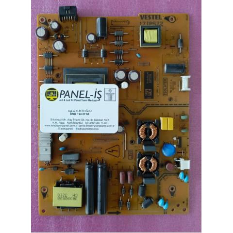 VESTEL 17IPS72 (28201966) (23405617), 49UD8460, TOSHIBA 49V5863DAT POWER BOARD RESİMLERİ