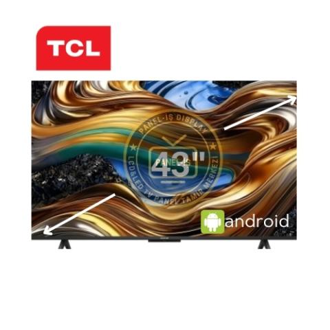 TCL 43S65A FULL HD ANDROID TV Panel Değişimi TCL 43S65A FULL HD ANDROID TV Ekran değişimi sonrası görüntü