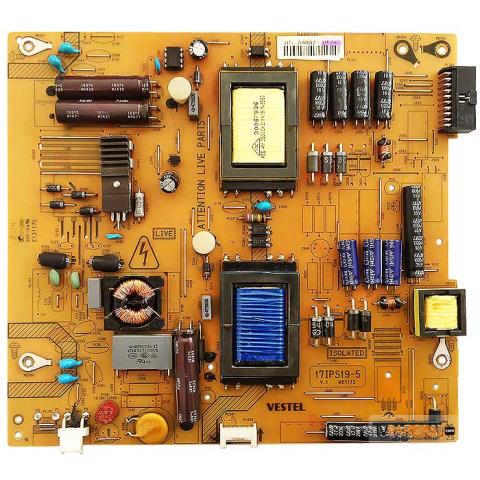 VESTEL 17IPS19-5, 23121917, 27050345, 40PF7070 POWER BOARD RESİMLERİ