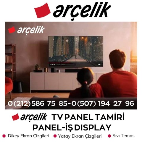 ARÇELİK 55 İNÇ LCD - LED TV PANEL TAMİRİ RESİMLERİ