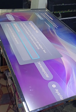Montajı Biten Orijinal TV paneli