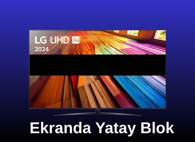 LG 42 inç TV ekran blokları panel onarımı